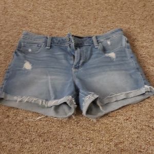 Hollister high-rise jean shorts